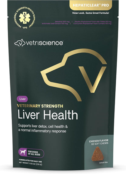 VetriScience Veterinary Strength Liver Health Chews - 60 Chews