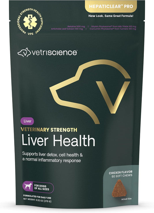 VetriScience Veterinary Strength Liver Health Chews - 60 Chews