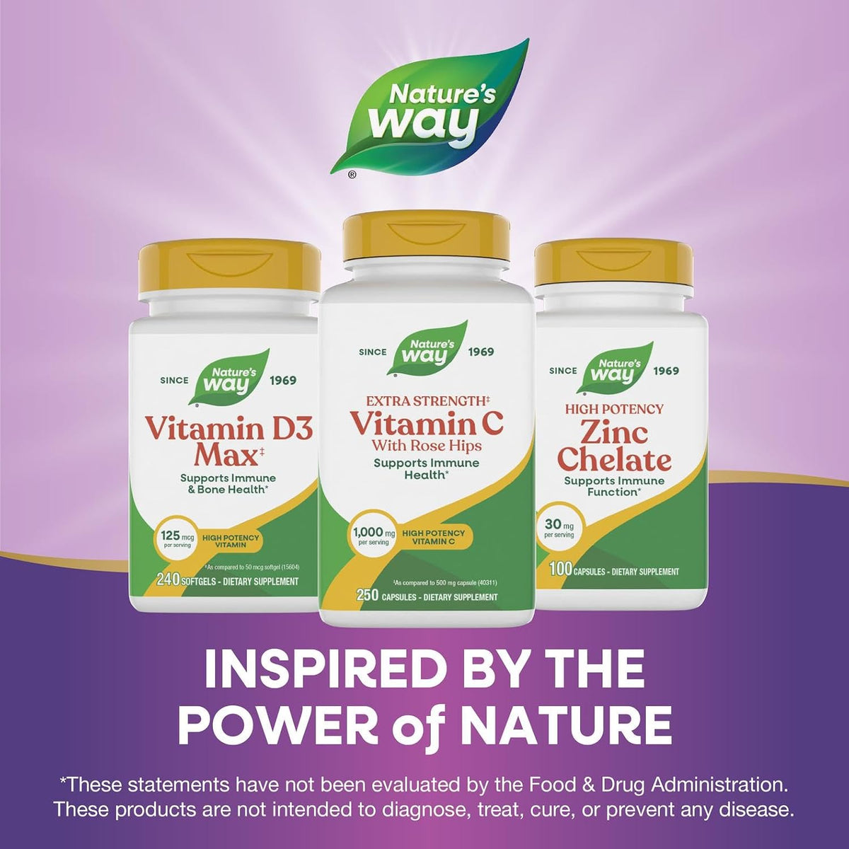 Nature's Way Vitamin C with Rose Hips Extra Strength, 1000 mg, 250 Capsules - görsel 7