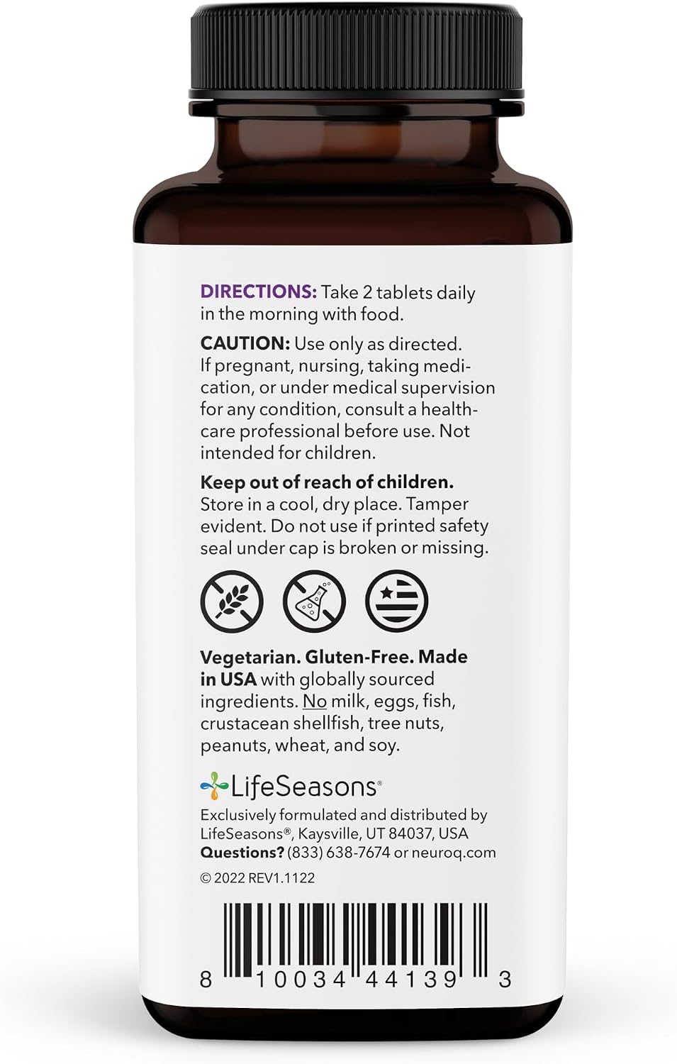 NeuroQ Daily Essentials Multivitamin – High-Potency Brain & Body Support, 60 Tablets - görsel 2