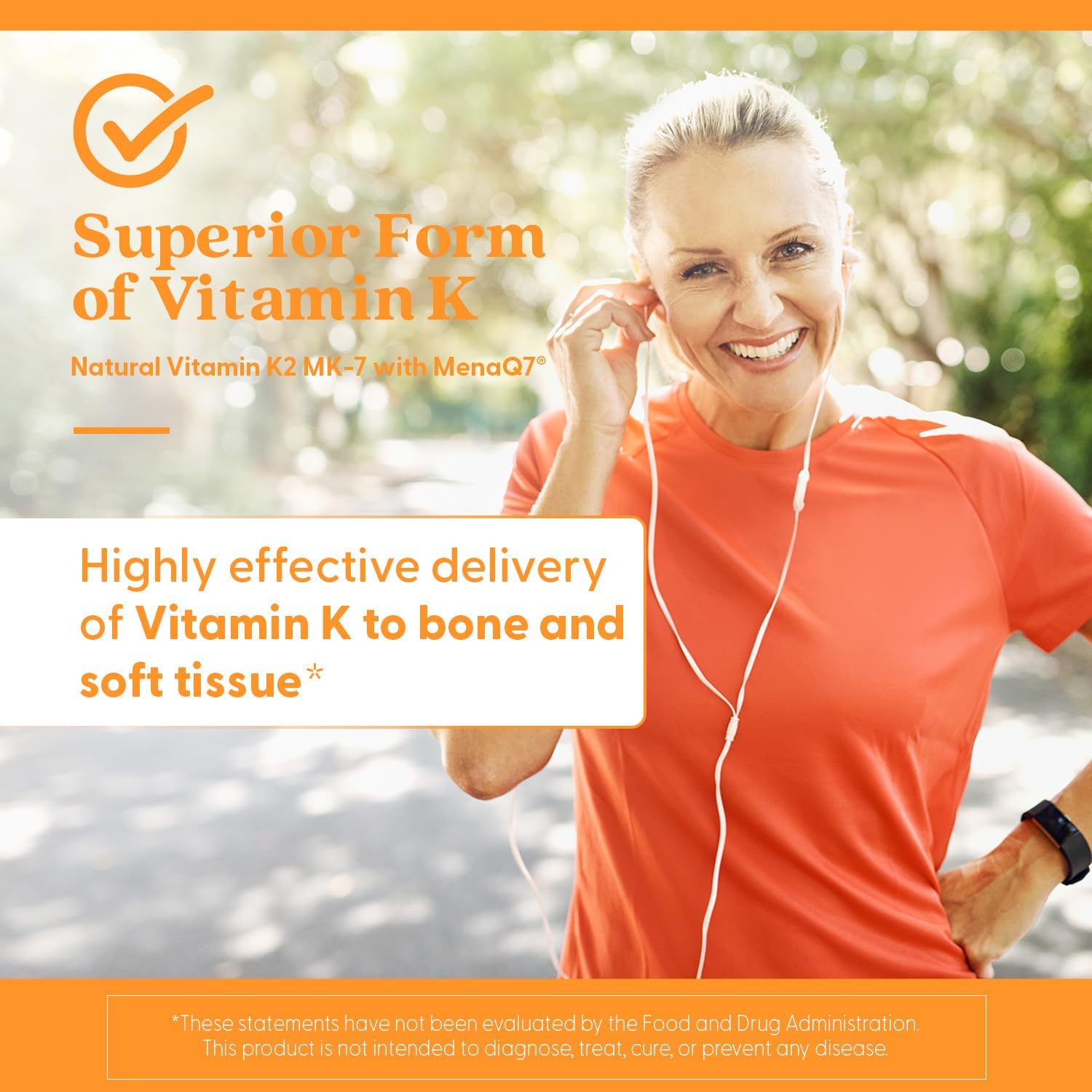 Doctor's Best Vitamin K2 MK7 Supplement with MenaQ7 – 45 mcg, 60 Vegan Capsules - görsel 6
