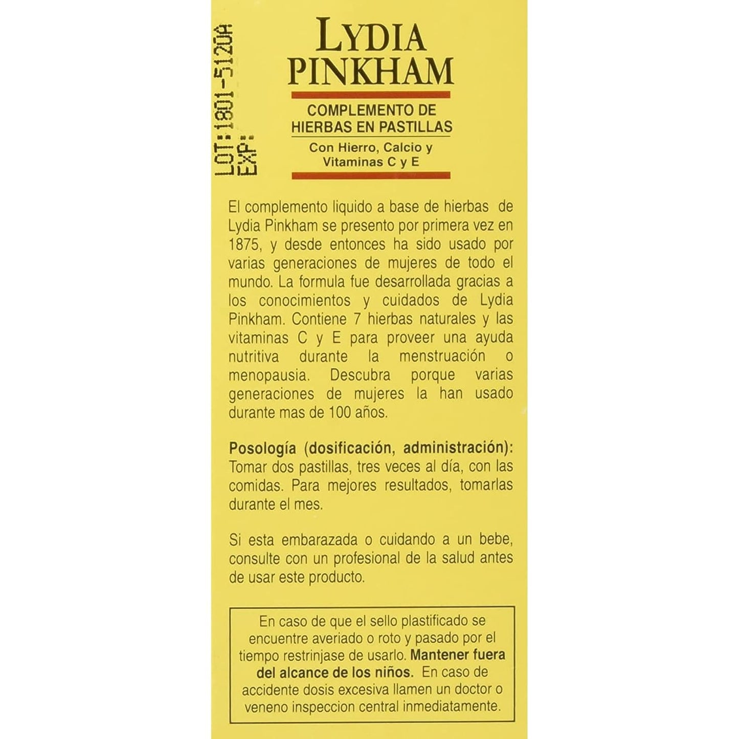 Lydia Pinkham Tablets, 72 Tablets - görsel 4