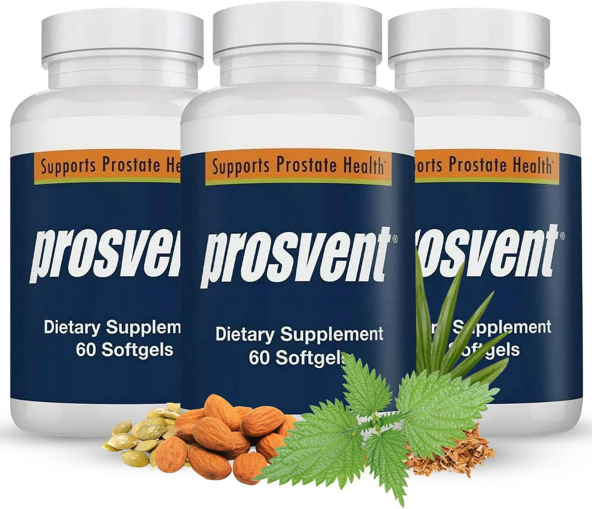 Prosvent Prostate Supplement for Men with – Beta-Sitosterol: A plant sterol that may help maintain urinary – Image 1