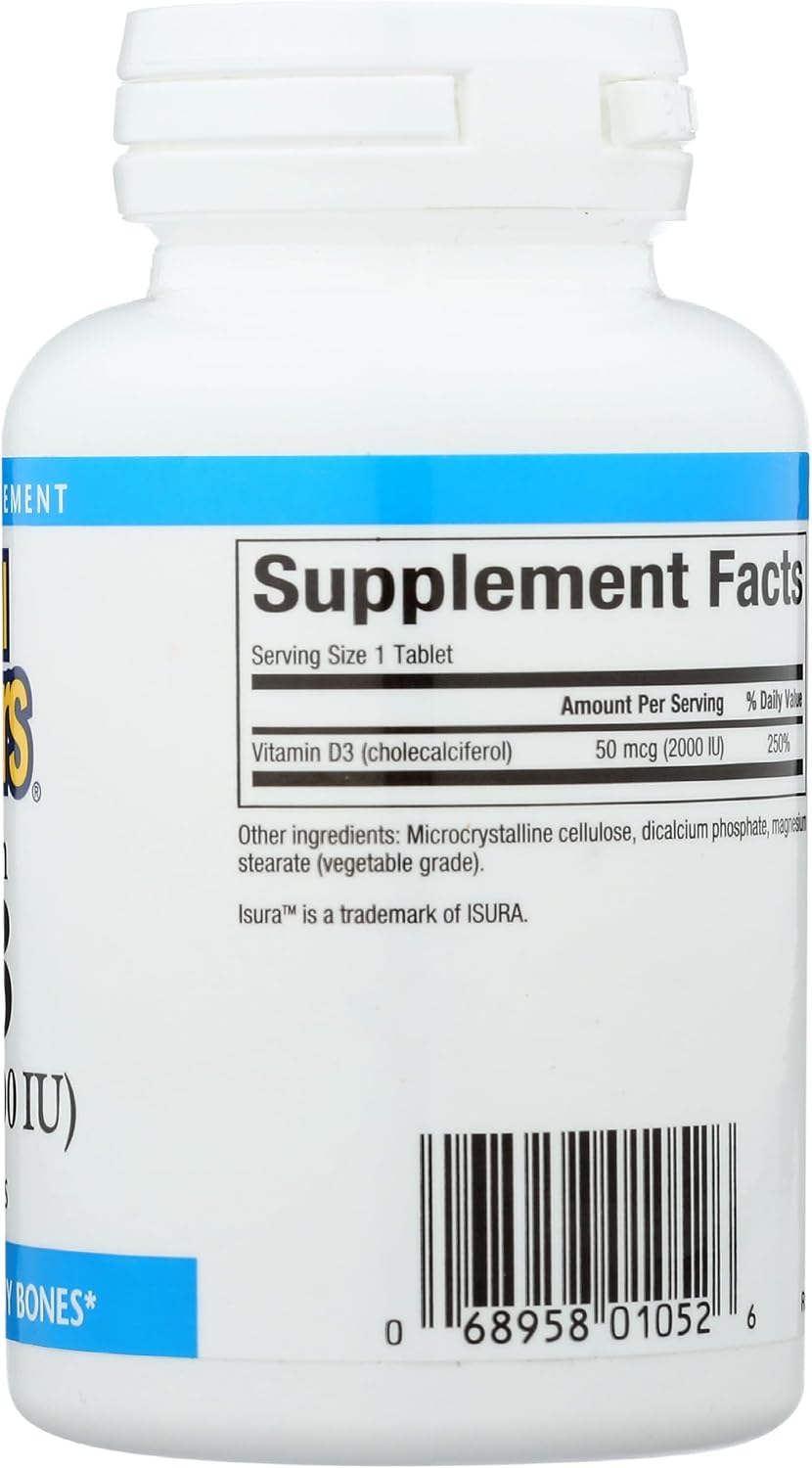 Natural Factors Vitamin D3 2000 IU for Bone Health, 90 Tablets - görsel 6