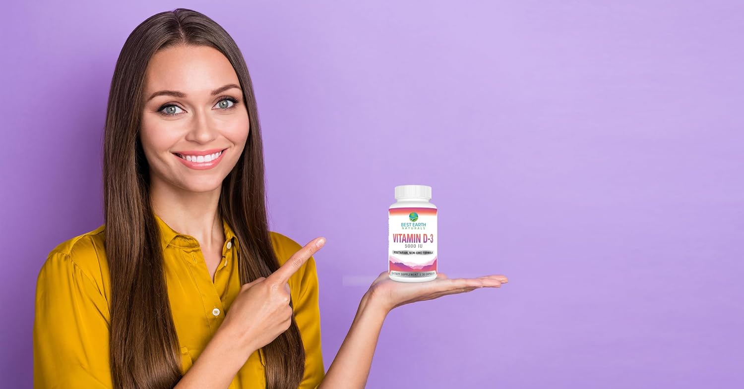 Best Earth Naturals Vitamin D3 5000 IU – High Strength Tablets - görsel 4