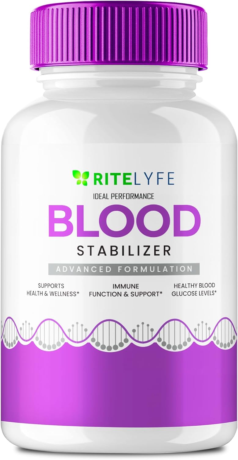 Ritelyfe Blood Stabiliser Capsules - Maximum Strength, All-Natural Supplement (60 Capsules) - görsel 1
