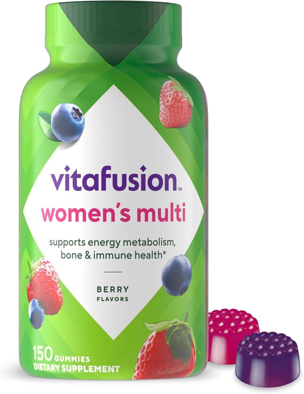 Vitafusion Women's Multivitamin Gummy – 150 Adult Gummies – Berry Flavour - görsel 1