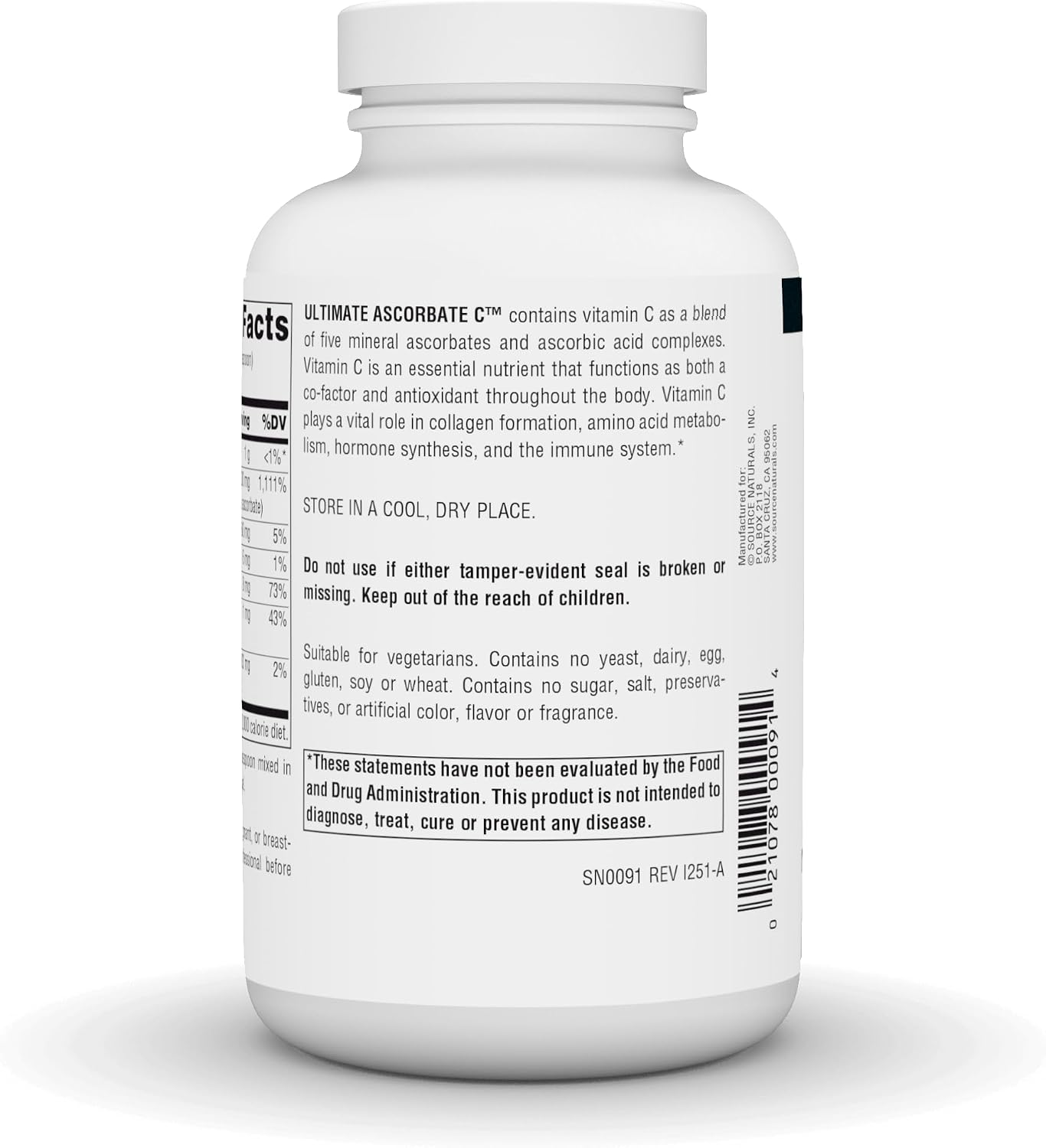 Source Naturals Ultimate Ascorbate C, 8 oz Powder - görsel 3