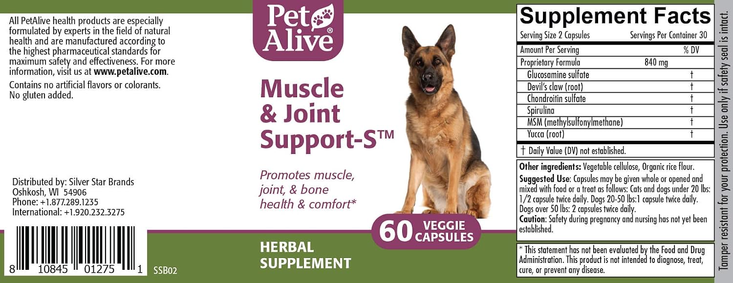 PetAlive Muscle and Joint Support-S 2 Pack - görsel 4