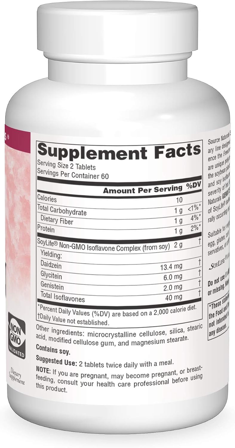 Source Naturals Genistein 1000 mg (Eternal Woman) - 120 Tablets - görsel 2