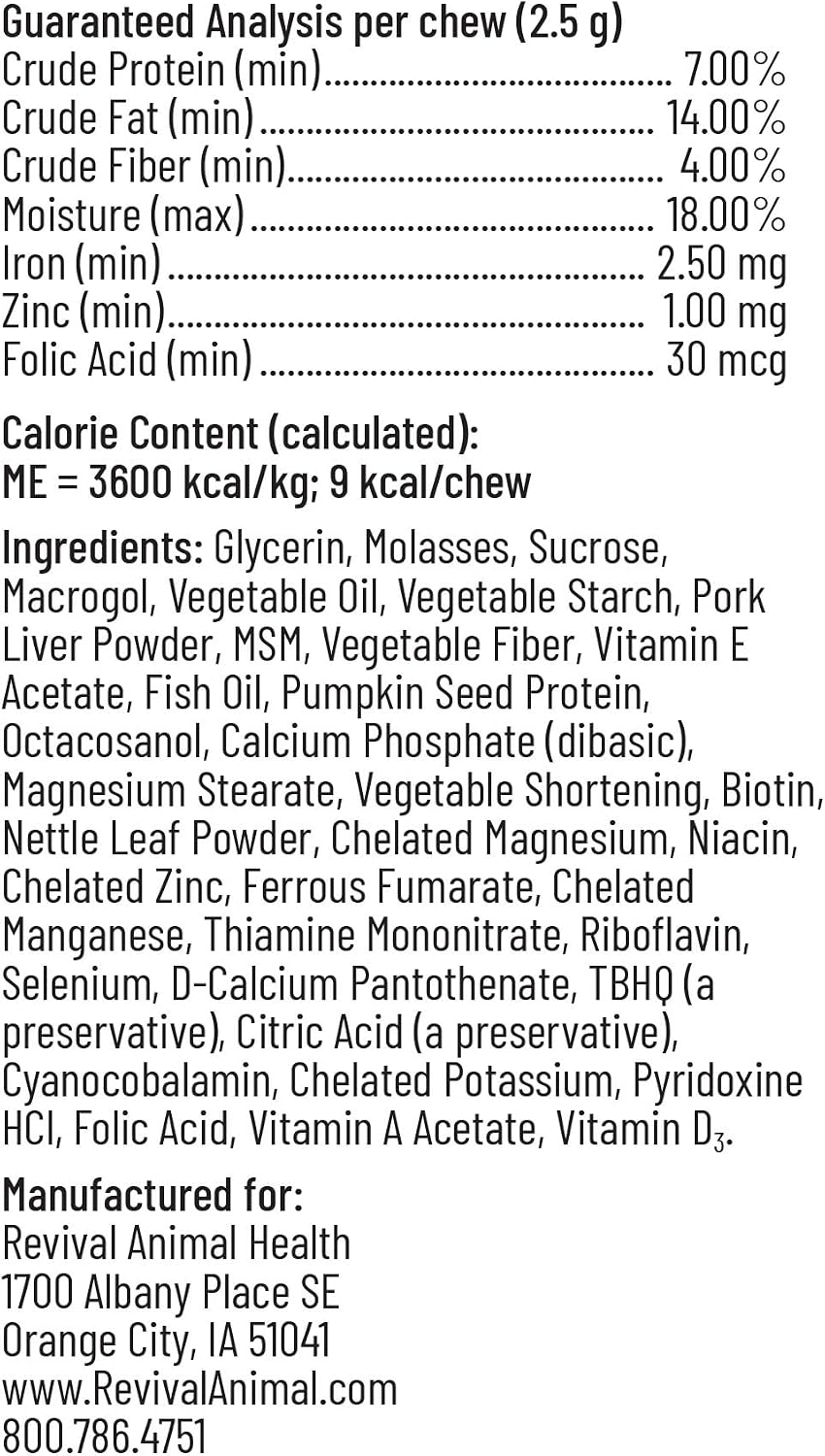 Breeder's Edge Oxy Mate Prenatal Supplements for Dogs & Cats, 60 Soft Chews - görsel 8