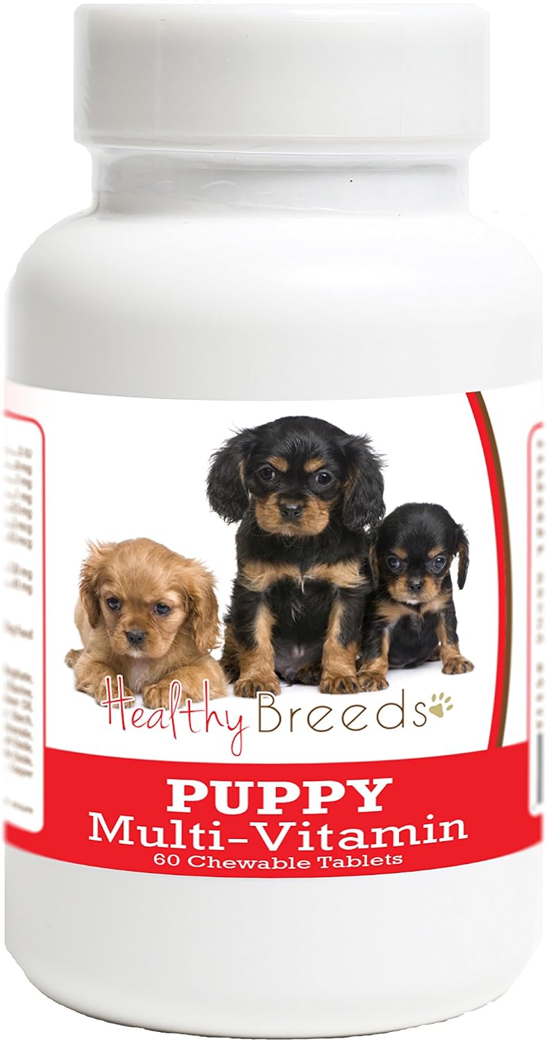 Healthy Breeds Cavalier King Charles Spaniel Puppy Dog Multivitamin Tablet 60 Count - görsel 1