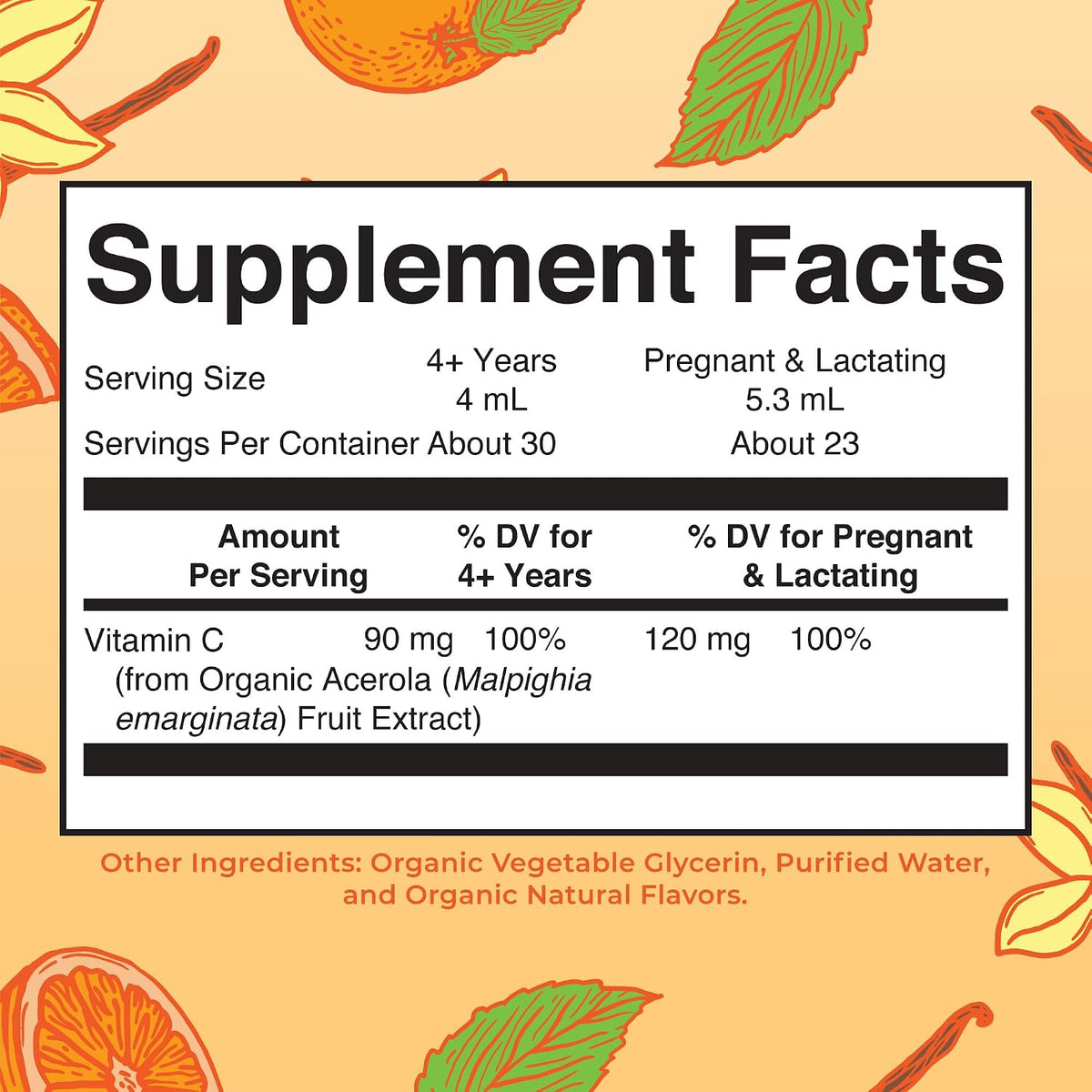 MARYRUTH'S Organic Vitamin C Supplement, Liquid Drops, 118 ml - görsel 2