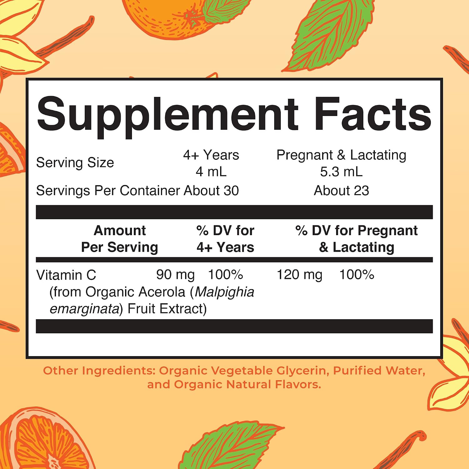 MARYRUTH'S Organic Vitamin C Supplement, Liquid Drops, 118 ml - görsel 2