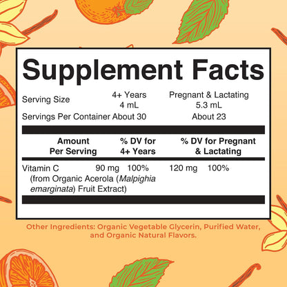 MARYRUTH'S Organic Vitamin C Supplement, Liquid Drops, 118 ml