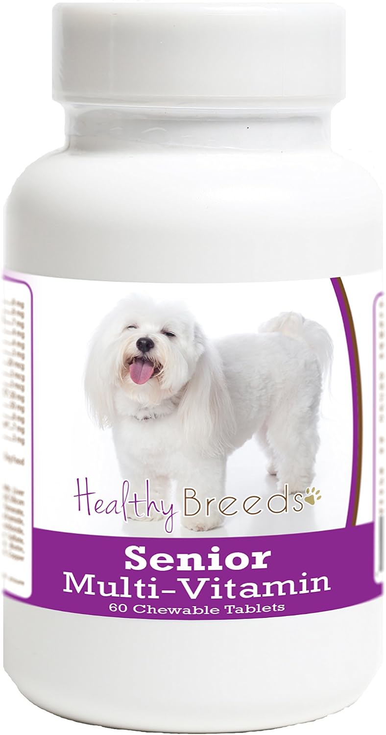 Healthy Breeds Coton de Tulear Senior Dog Multivitamin Tablets 60 Count - görsel 1