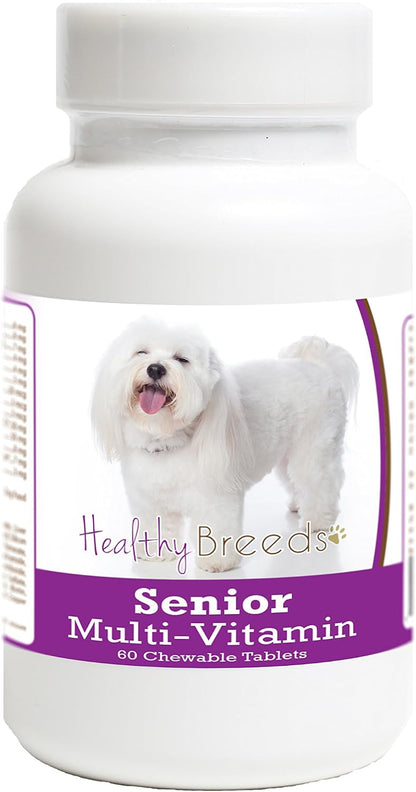 Healthy Breeds Coton de Tulear Senior Dog Multivitamin Tablets 60 Count