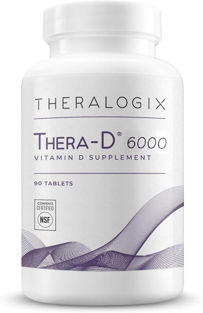 Theralogix Thera-D 2000 - Vitamin D3 Supplement, 2,000 IU (50 mcg), 180 Tablets