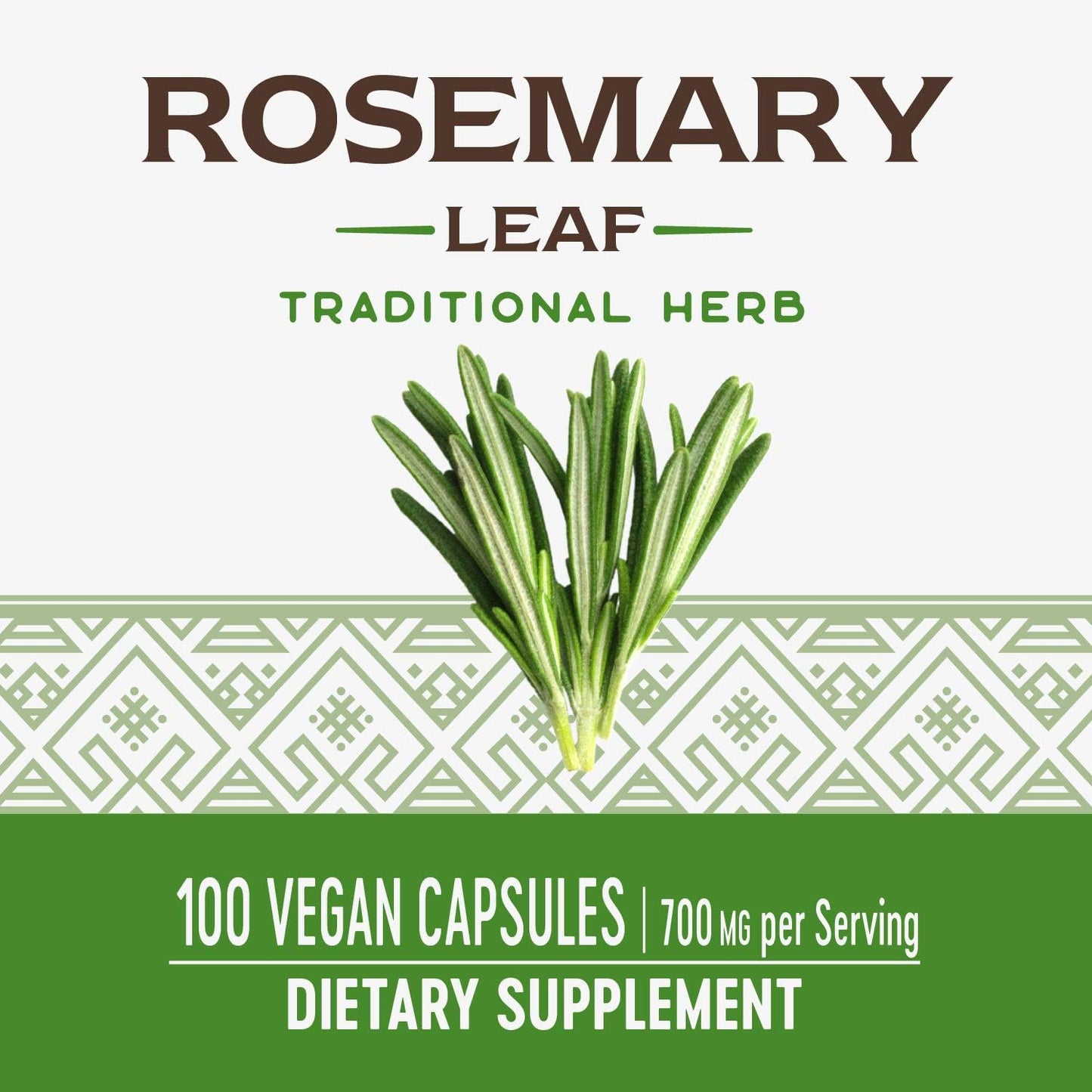 Nature's Way Premium Herbal Rosemary Leaf, 350 mg, 100 Vcaps (Pack of 4) - görsel 4
