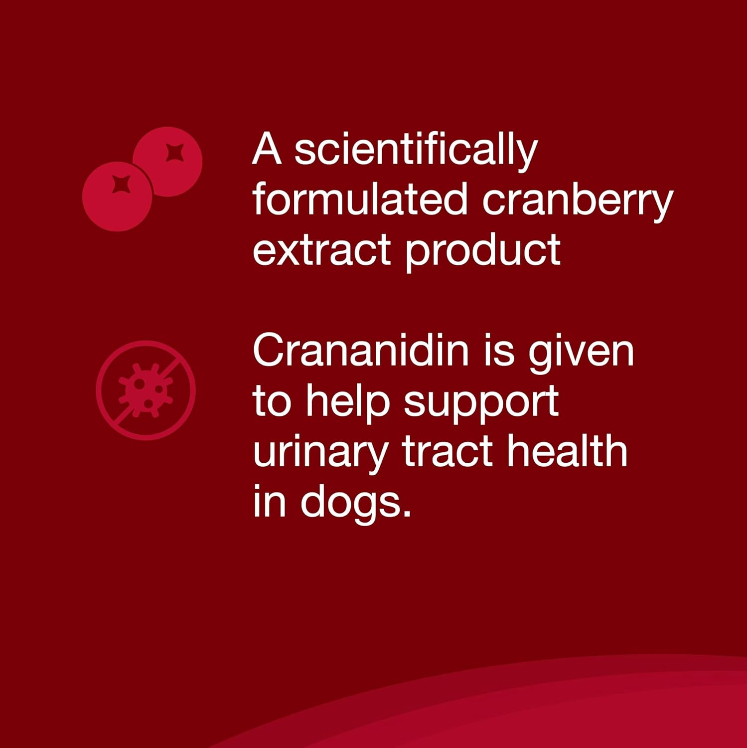 Nutramax Crananidin for Dogs, Urinary Tract Health and Bladder Support, Cranberry Supplement, Chewable Tablets, 75 Count - görsel 4