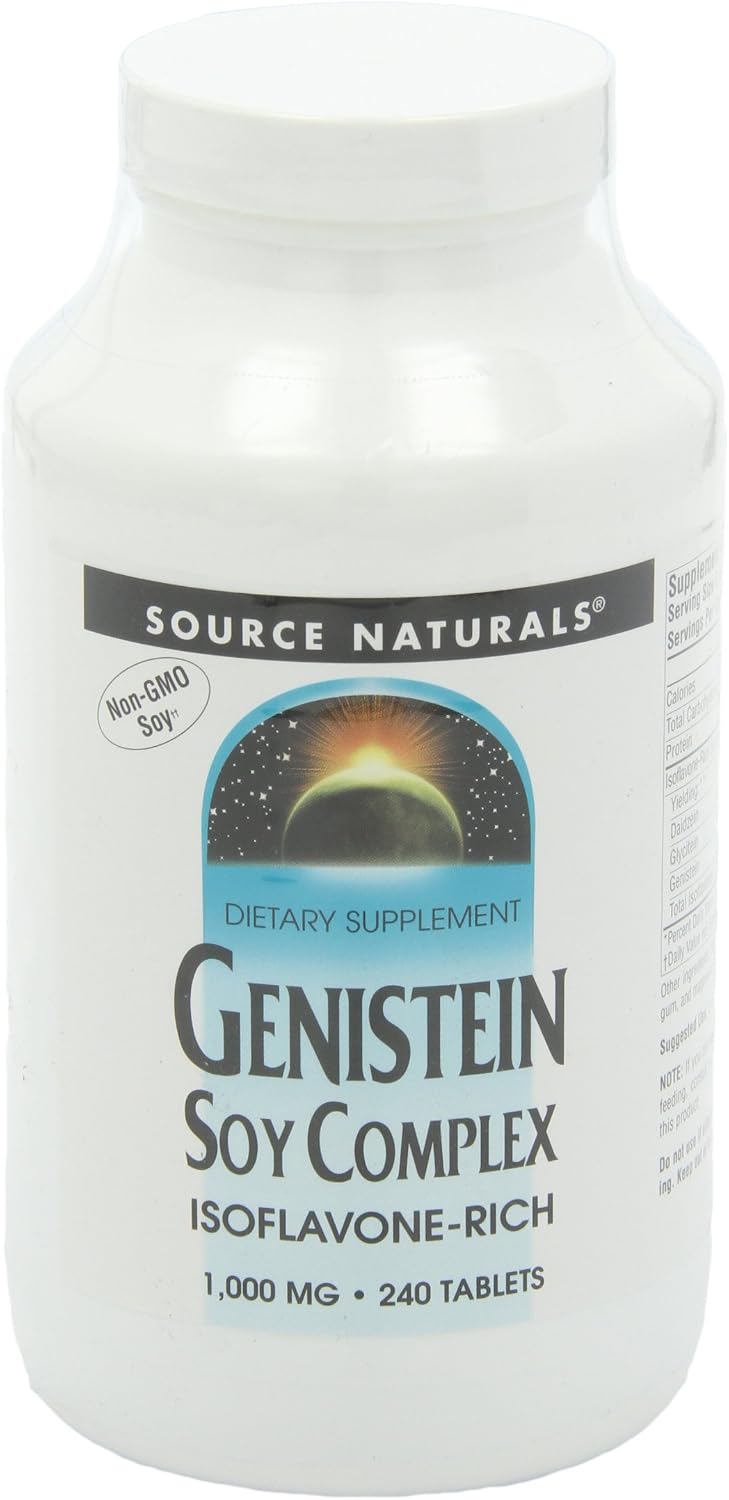 Source Naturals Genistein Soy Complex 1000 mg – 240 Tablets - görsel 4