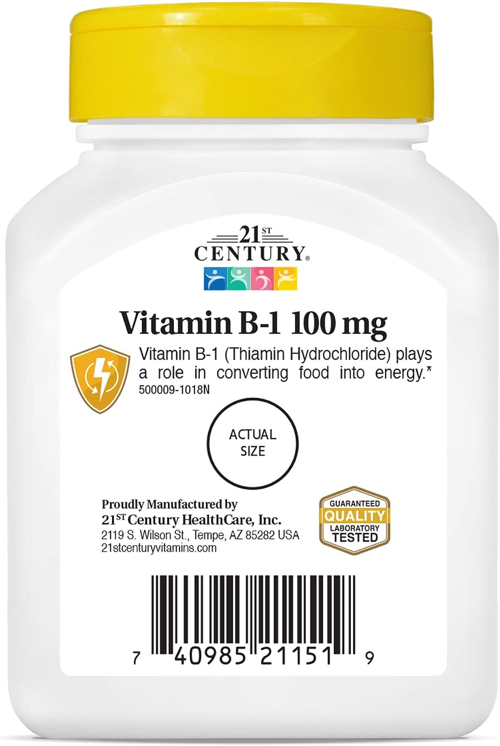 21st Century B-1 Tablets, 100 mg, 110 Tablets (Pack of 12) - görsel 8