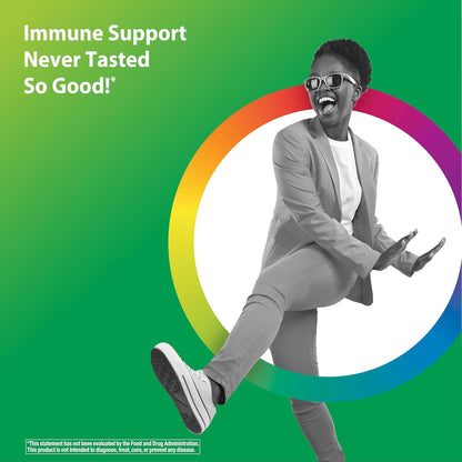 Rainbow Light Vitamin C Gummies – 60 Count – Citrus Flavoured – with Vitamin E – Immune & Antioxidant Support for Adults and Kids