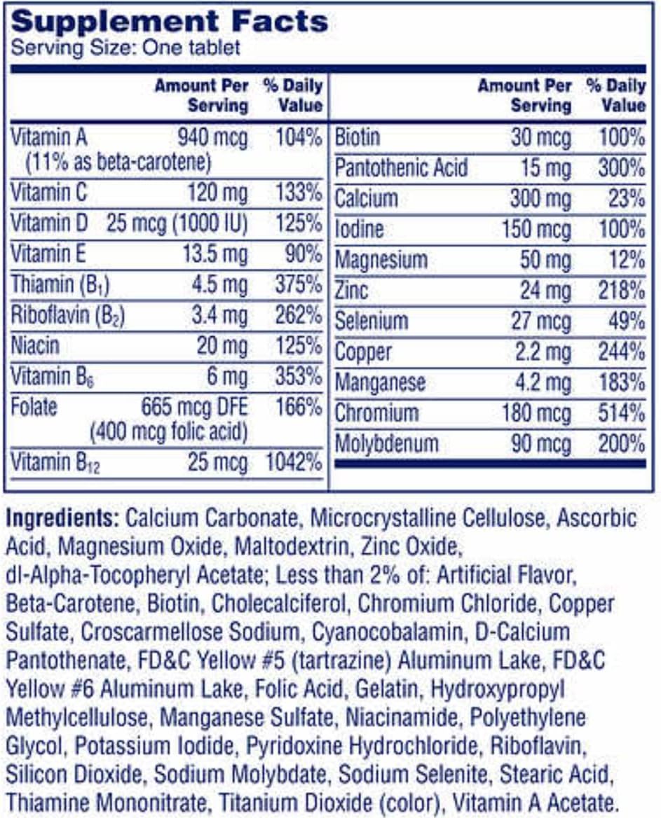 One-A-Day Women's 50+ Multivitamin, 300 Tablets - görsel 3