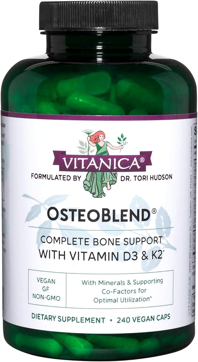 Vitanica OsteoBlend Bone Support, Vegan, 240 Capsules - görsel 1
