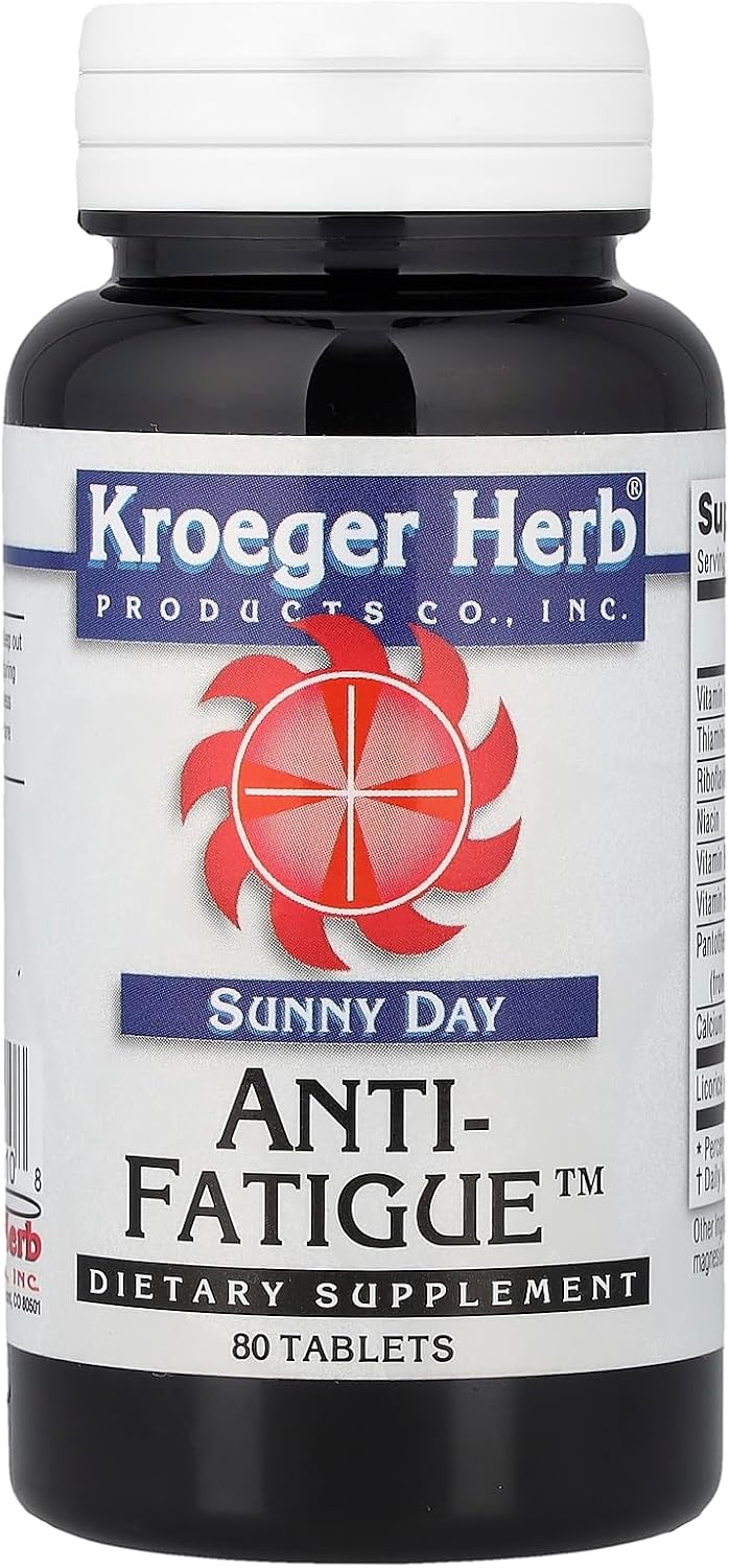 Kroeger Herb Anti-Fatigue, 80 Capsules - görsel 1