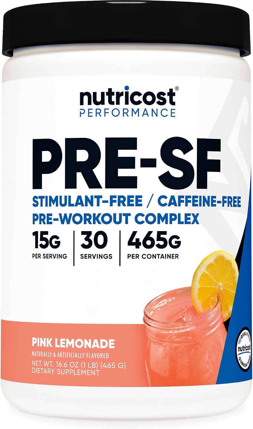 Nutricost Stim-Free Pre-Workout, 30 Servings (Peach Mango) - Caffeine-Free, Stimulant-Free, Non-GMO, Gluten-Free - görsel 7