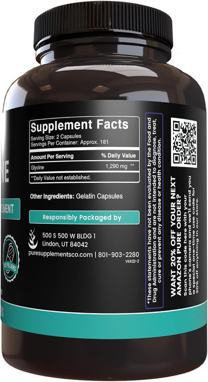 Pure Original Ingredients Glycine (365 – Detoxification: The body uses glycine to help process toxins and support – Image 4
