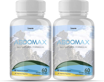 Abdomax New Advanced Formula Supplement – 2 Packs, 60 Day Supply