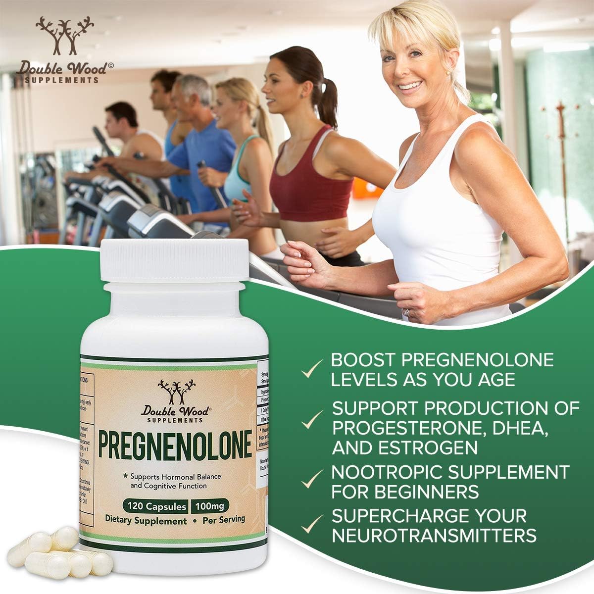 Pregnenolone 100mg per Serving – 120 Capsules (50mg per Capsule) - görsel 5