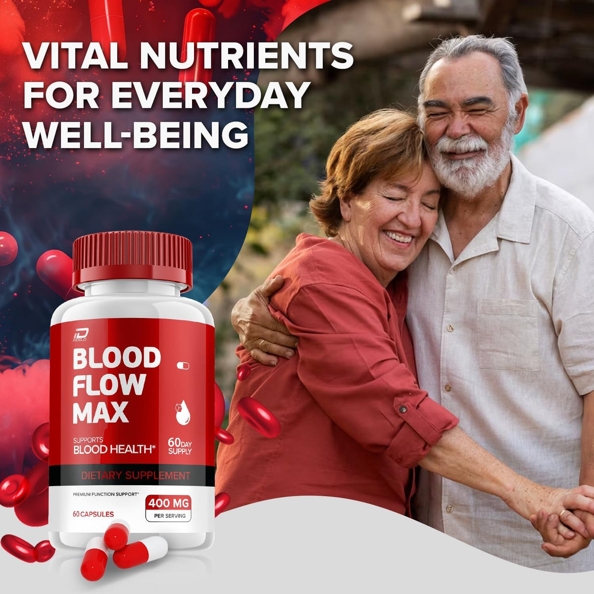 Blood Flow Max Capsules - Advanced Formula for Overall Wellness (3 Pack, 180 Capsules) - görsel 5