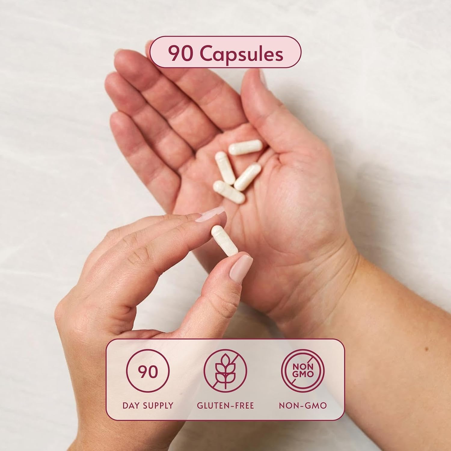 Bariatric Advantage Biotin 5,000 mcg - for Bariatric Surgery Patients - Easy-to-Digest Mini Capsules - Hair, Skin and Nails Support - 90 Count - görsel 3