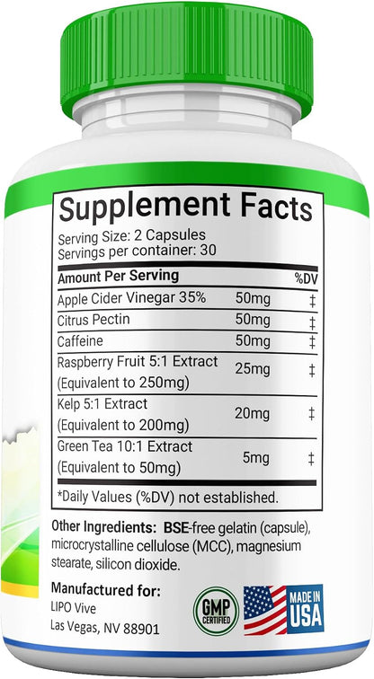 LipoVive Capsules – Maximum Strength Advanced Formula (2-Pack)