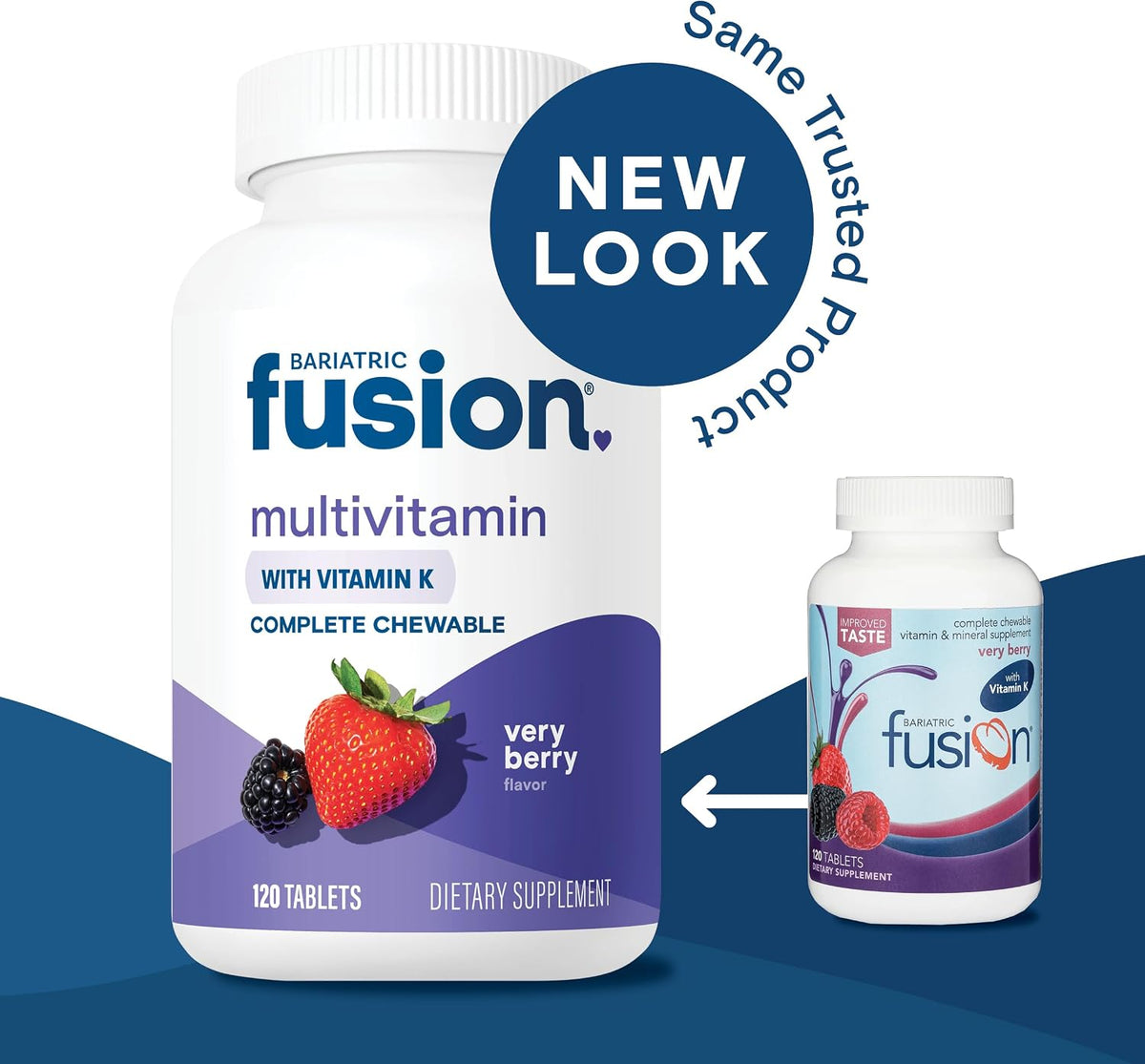 Bariatric Fusion Very Berry Complete Chewable Bariatric Multivitamin with Iron and Vitamin K - görsel 9