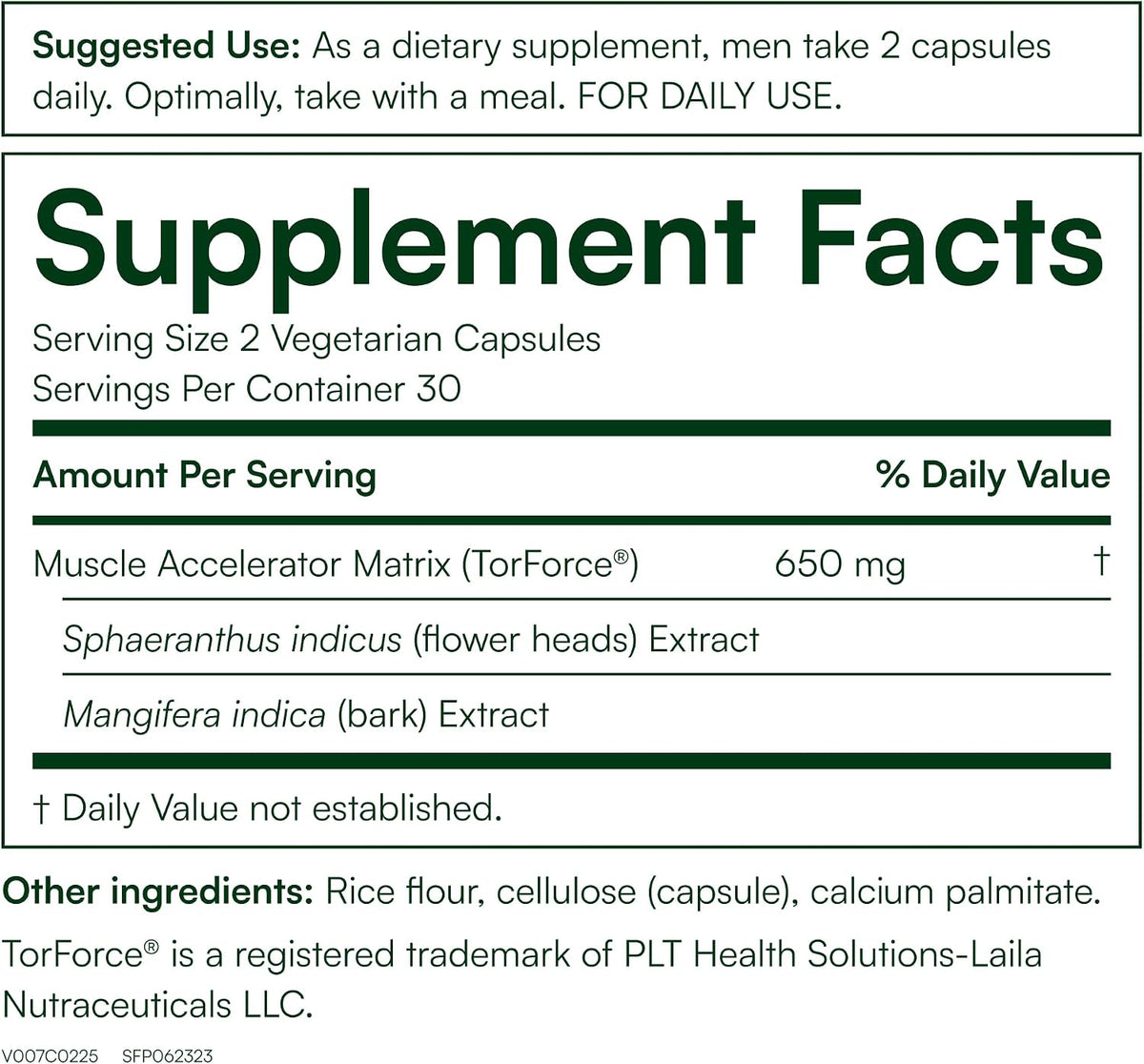 Purity Products Muscle Accelerator 650 mg – Patent-Protected Herbal Blend for Strength, Stamina & Muscle Growth - görsel 2
