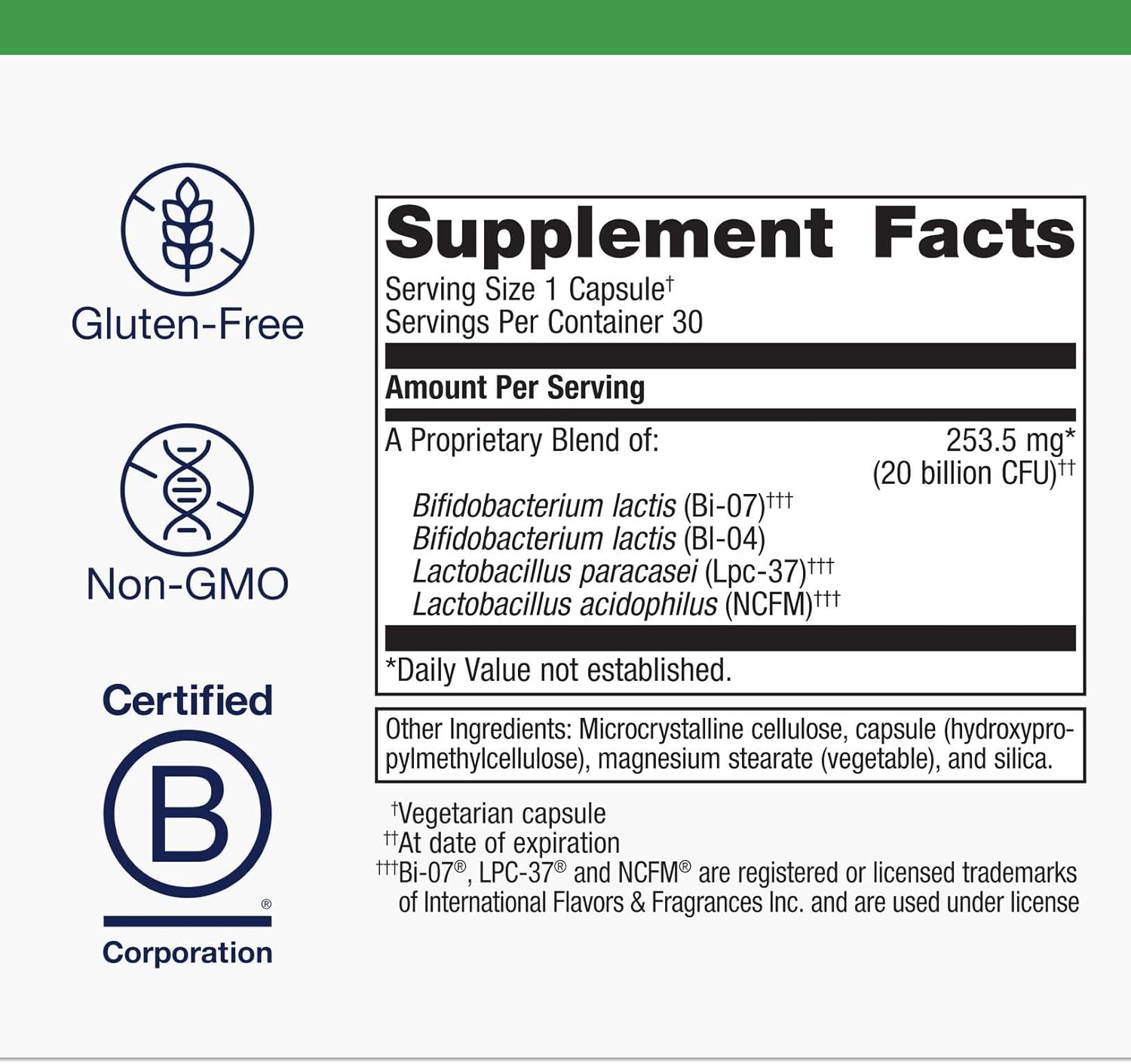 Metagenics UltraFlora Restore Probiotic – 20 Billion CFU – 30 Capsules - görsel 4