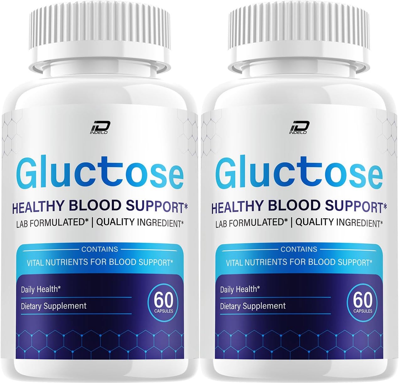 Gluctose Capsules – Advanced Supplement, All-Natural Formula (2 Pack, 120 Capsules) - görsel 1
