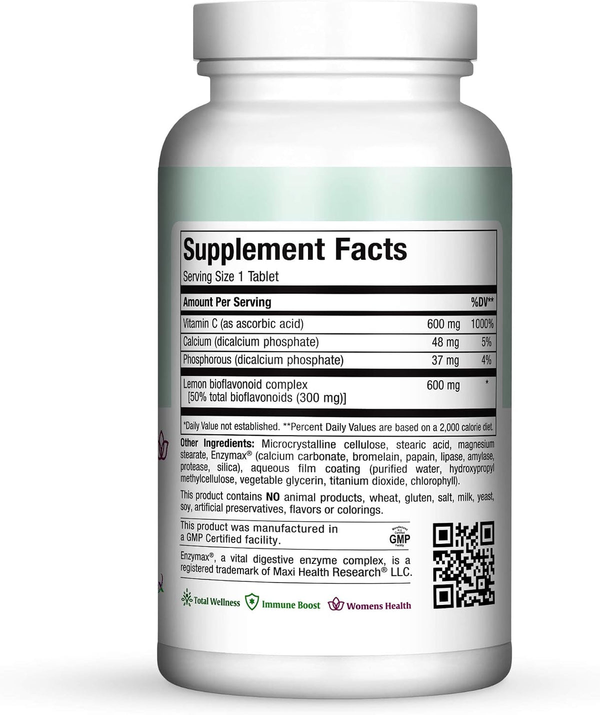 Pure-C Bio 600 Vitamin C Complex 600 mg - 180 Tablets - görsel 2