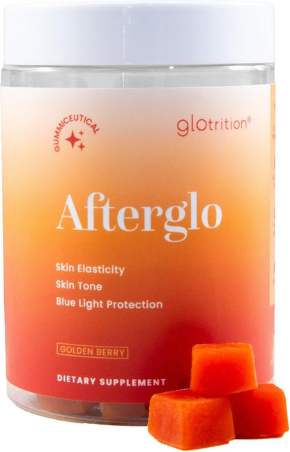 Glotrition Afterglo Gummies – Lutein & Antioxidants for Skin Defence, 60 Gummies