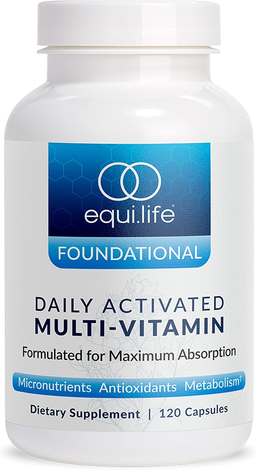 Equilife Daily Activated Multivitamin for – Vitamin D3 (as cholecalciferol): Contributes to normal calcium – Image 1