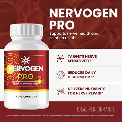 IDEAL PERFORMANCE (5 Pack) Nervogen Pro Food Supplement (300 Capsules)