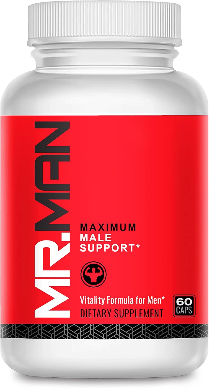 Mr. Man Support – Male Fertility Supplement for Sperm Health, Count and Motility – All-natural Formula with Vitamins, Minerals and Antioxidants – Supports Reproductive Health and Hormonal Balance - görsel 1