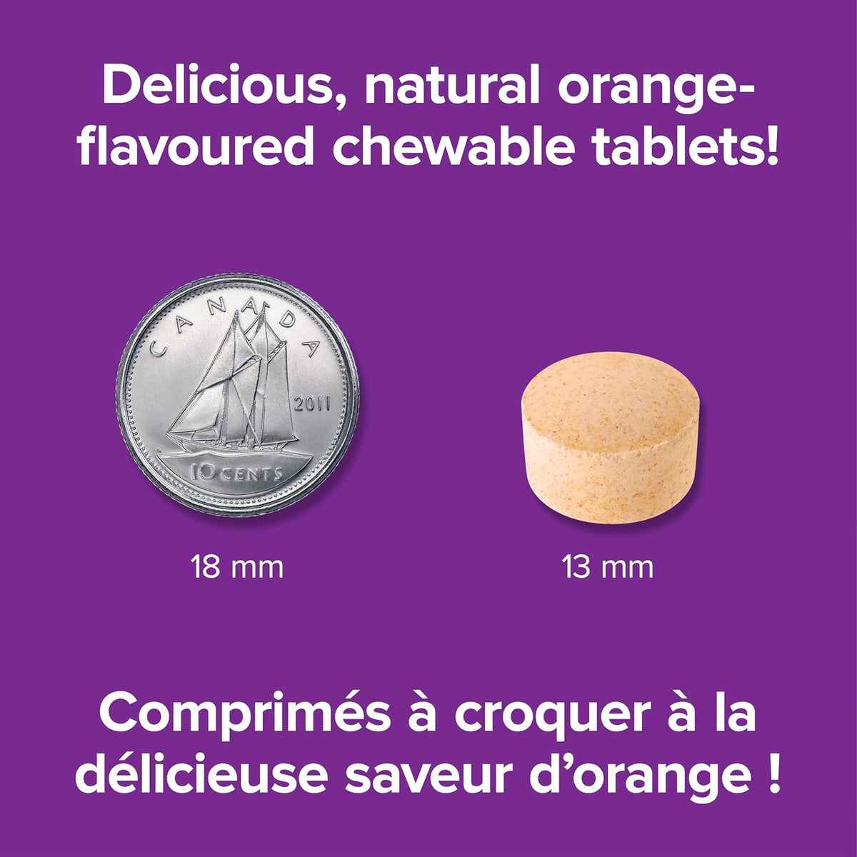 Webber Naturals Vitamin C Chewable 500 mg, 120 Orange Flavour Tablets - görsel 4