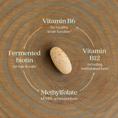 New Chapter Organic Fermented Vitamin B Complex, 30 Tablets