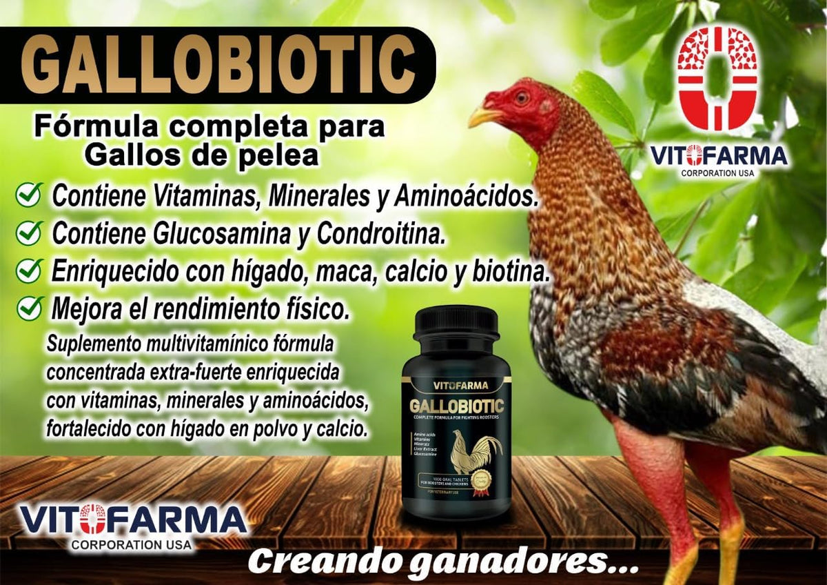 Gallobiotic Natural Multivitamin for Roosters and Hens - 100 Tablets - görsel 3
