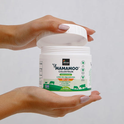 MamaMoo™ Colostrum Powder - Grass Fed, Non-GMO, 60 Servings (Unflavoured)